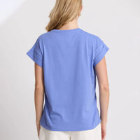Stella + Gemma | Cuff Tee - Cornflower