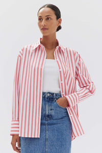 Assembly Label | Popsicle Stripe - Signature Poplin Shirt