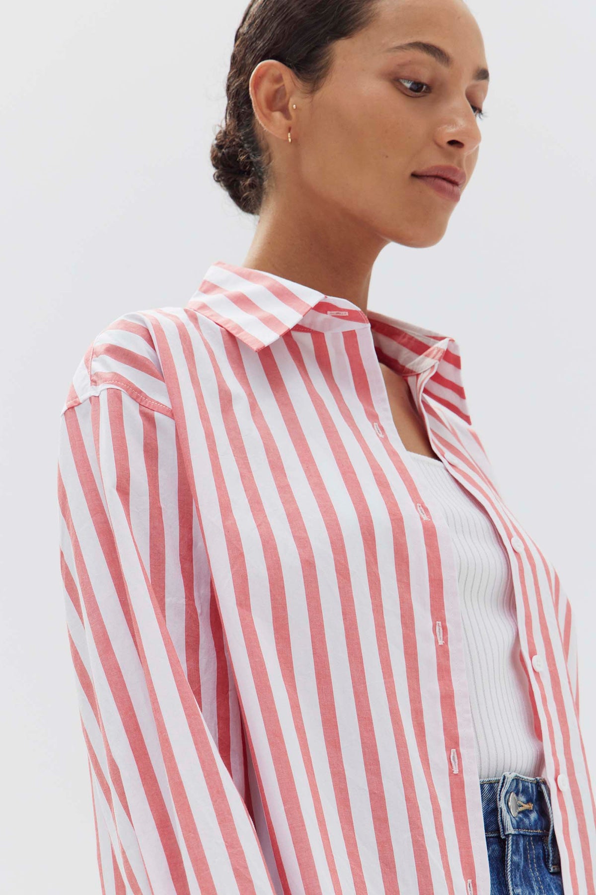 Assembly Label | Popsicle Stripe - Signature Poplin Shirt