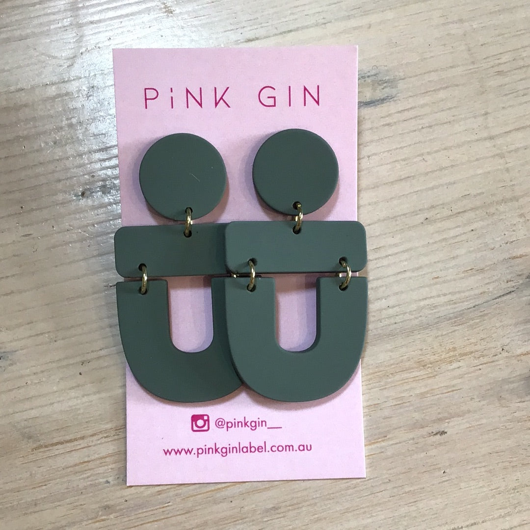 Pink Gin || Katya Earrings