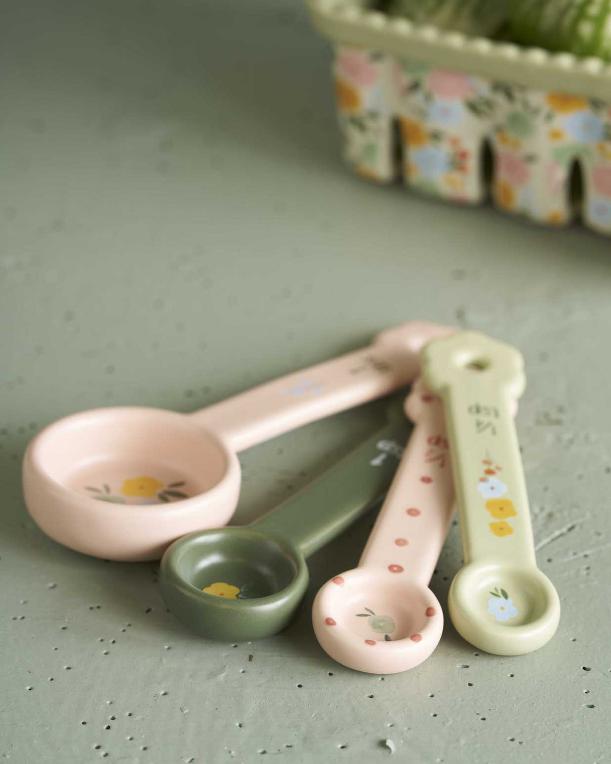 Robert Gordon | Set of 4 Measuring Spoons / Flower Market