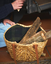 Robert Gordon | Market Lane Basket - Tartan w/Suede Handles