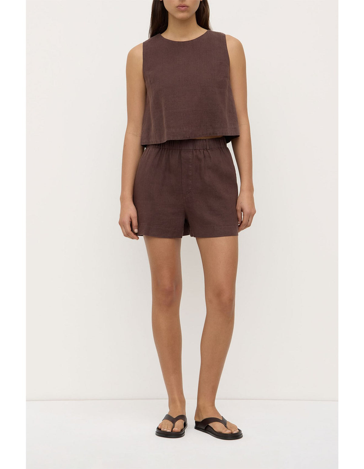 Assembly Label | Everyday Linen Short - Ganache