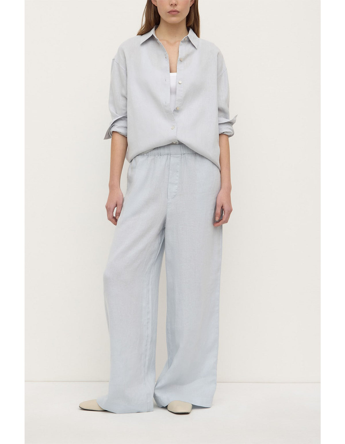 Assembly Label | Everyday Linen Pant - Cloud