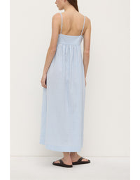 Assembly Label | Ainslee Midi Dress - Blue Check