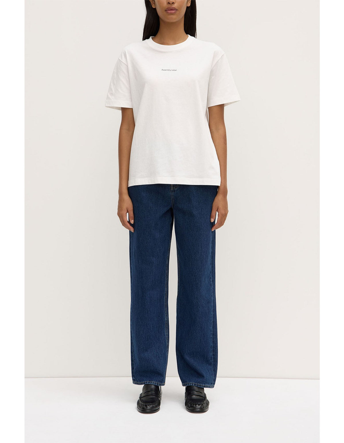 Assembly Label | Womens Atelier Logo Tee - Antique White