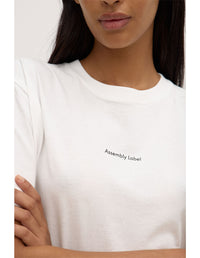Assembly Label | Womens Atelier Logo Tee - Antique White