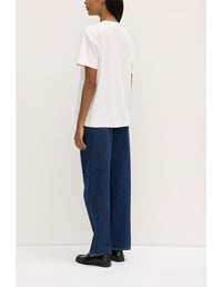 Assembly Label | Womens Atelier Logo Tee - Antique White