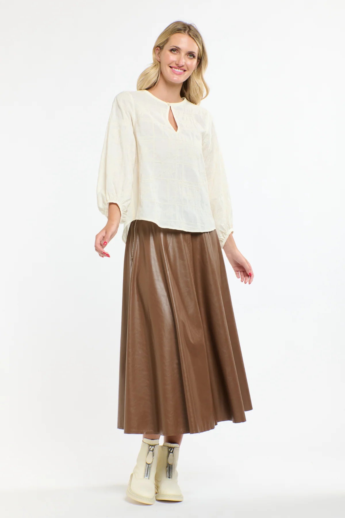 365 DAYS | Meredith Stitch Top - Cream