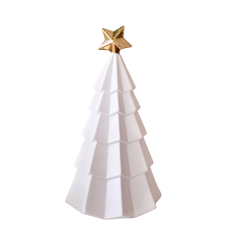 Robert Gordon | Ceramic Christmas Tree Ornament with Gold Star