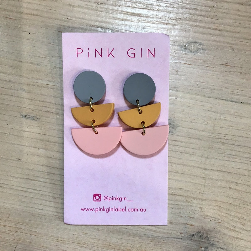 Pink Gin || Molly Earrings