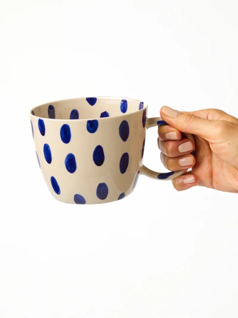 Jones & Co | Chino Mug Boss - Blue Spot
