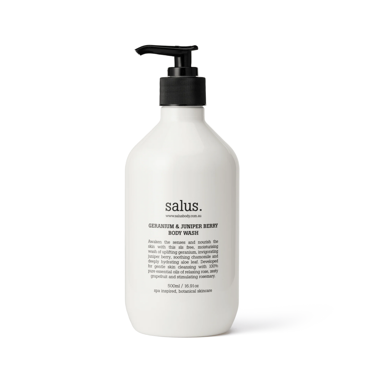Salus | Geranium & Juniper Berry Body Wash
