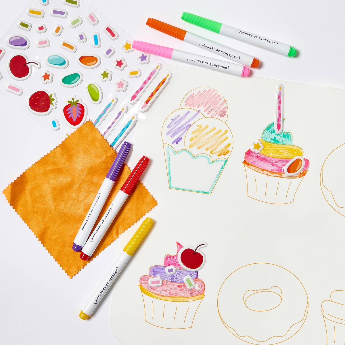 Journey Of Something - Wipeable Silicone Colouring Mat - Sweet As