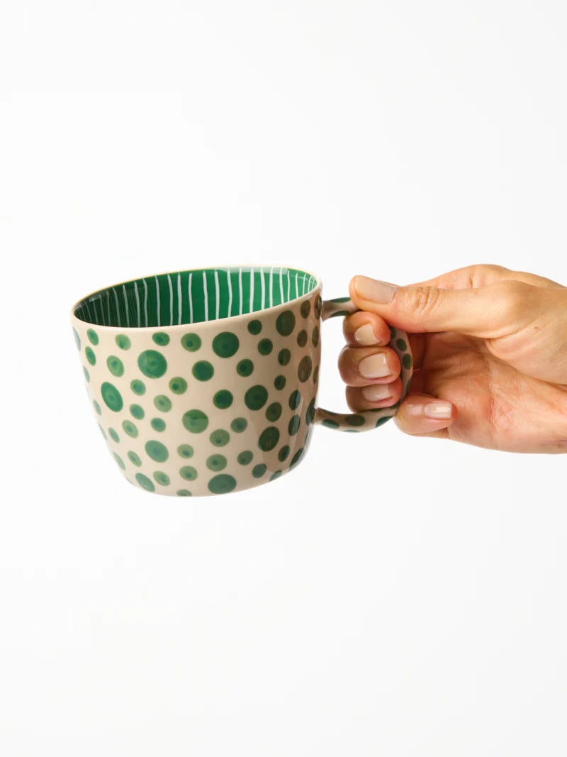 Jones & Co | Chino Mug - Green Spot