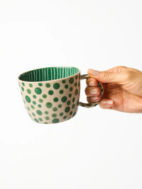 Jones & Co | Chino Mug - Green Spot