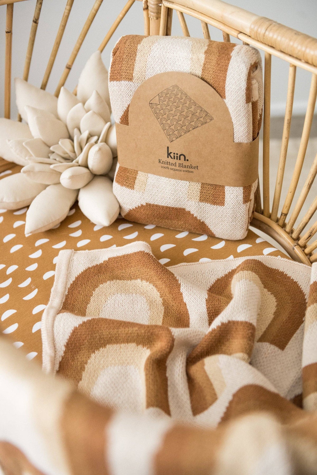 Kiin Baby - Organic Cotton Knitted Blanket