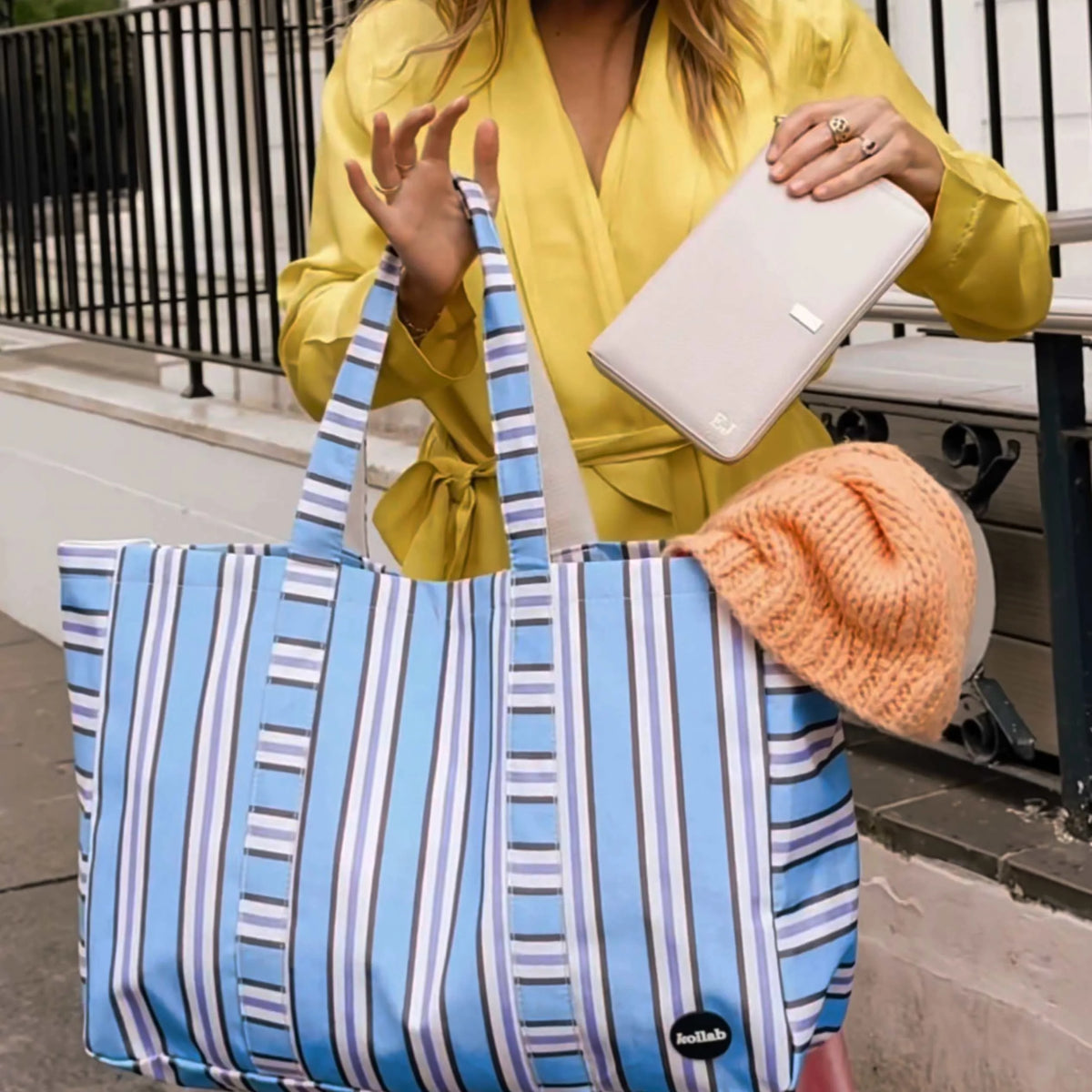 Kollab | Carryall Cargo - Choc Blue Stripe