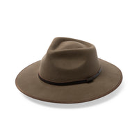 Meribel Fedora Hat - Dark Taupe