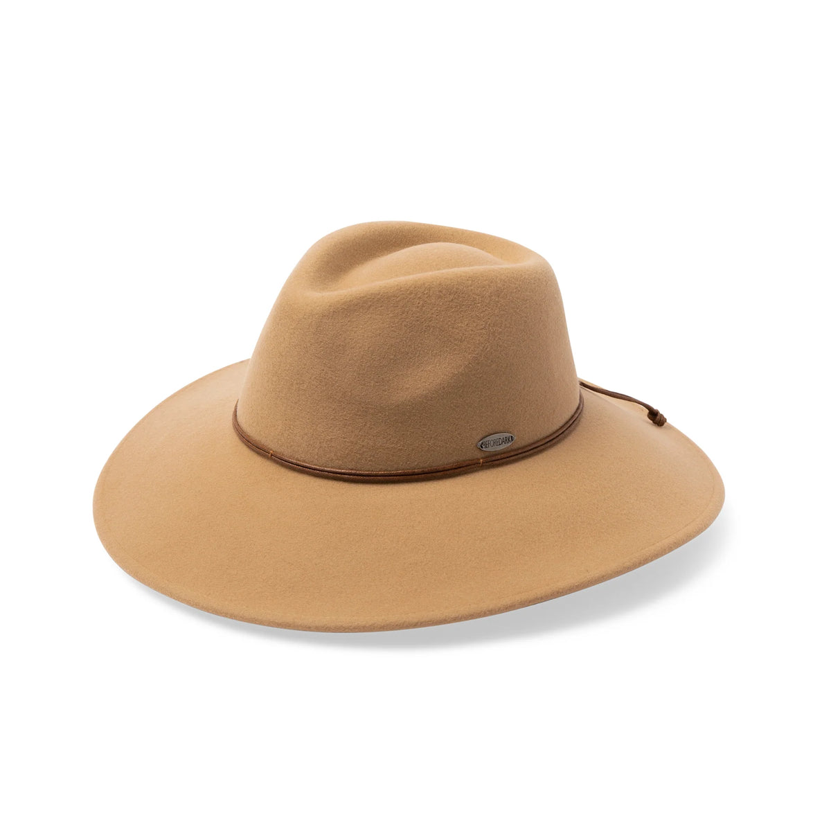 Morzine Wide Brim Fedora - Black or Camel