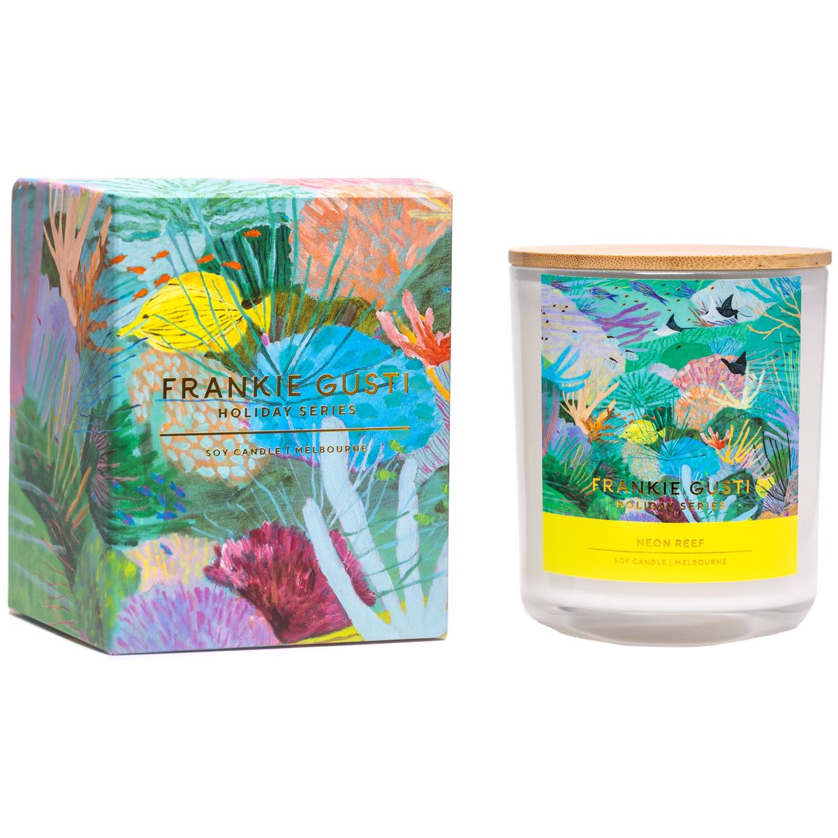 Franki Gusti | Neon Reef - Holiday Series Candle
