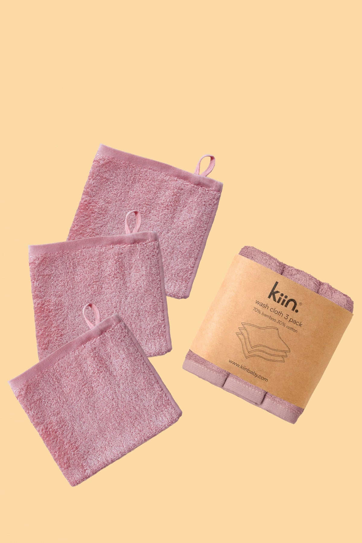 Kiin Baby - Wash Cloths 3 Pack