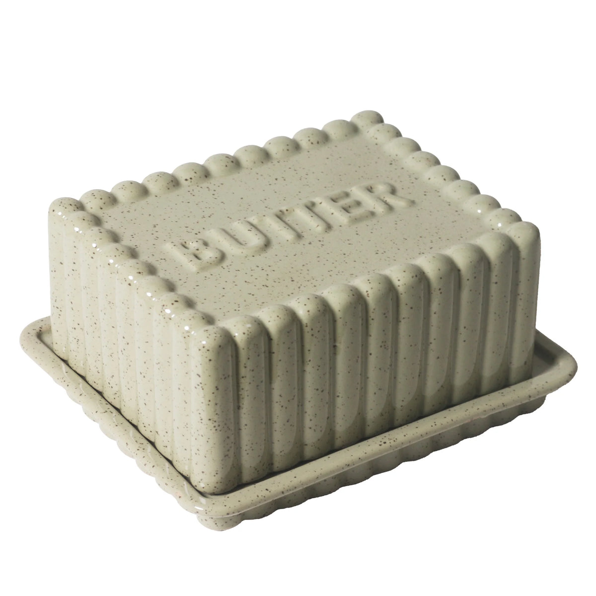 Robert Gordon | Kitchen Life Large Butter Dish - Peppercorn