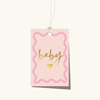 Elm Paper | Baby Wavy Gift Tag (3 Variants)