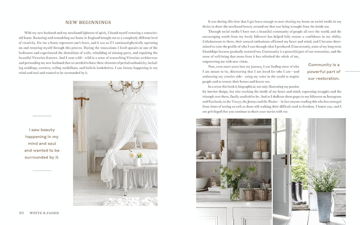 White And Faded: Restoring Beauty In Your Home And Life