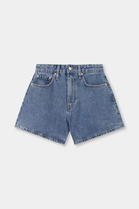 Assembly Label | Dark Stone Vintage Denim Short