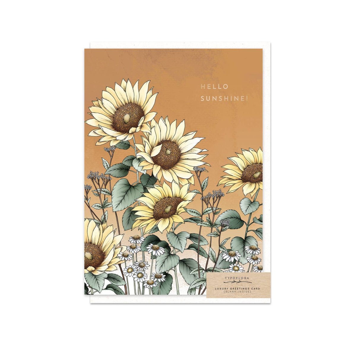 Typoflora - Hello Sunshine Card