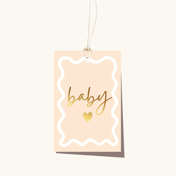 Elm Paper | Baby Wavy Gift Tag (3 Variants)