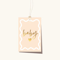 Elm Paper | Baby Wavy Gift Tag (3 Variants)