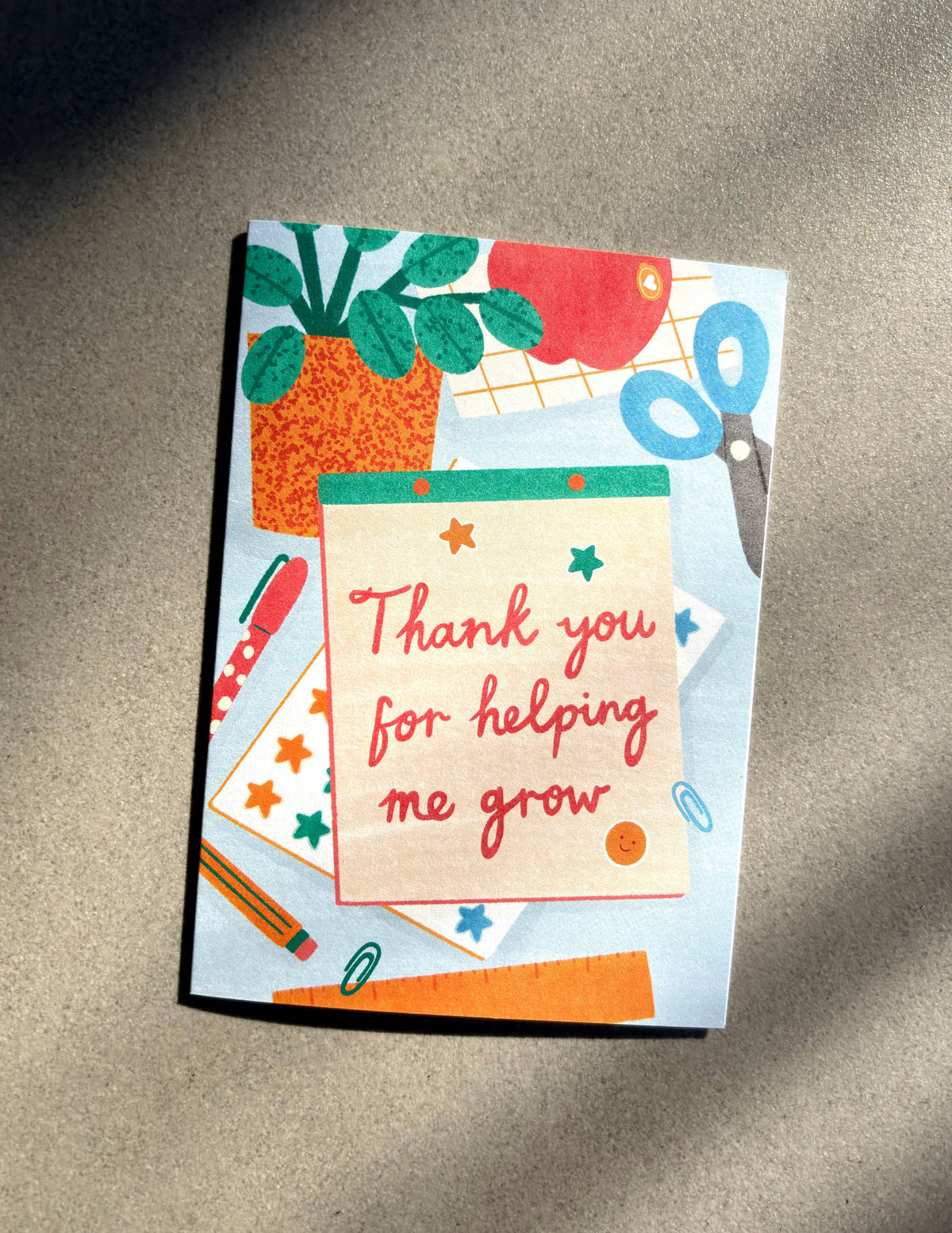 Thank You Teacher Card