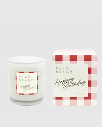 Palm Beach | 'HAPPY BIRTHDAY' SCENTED CANDLE 350G