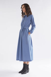 ELK | Ligne Shirt Dress - Blue Stripe