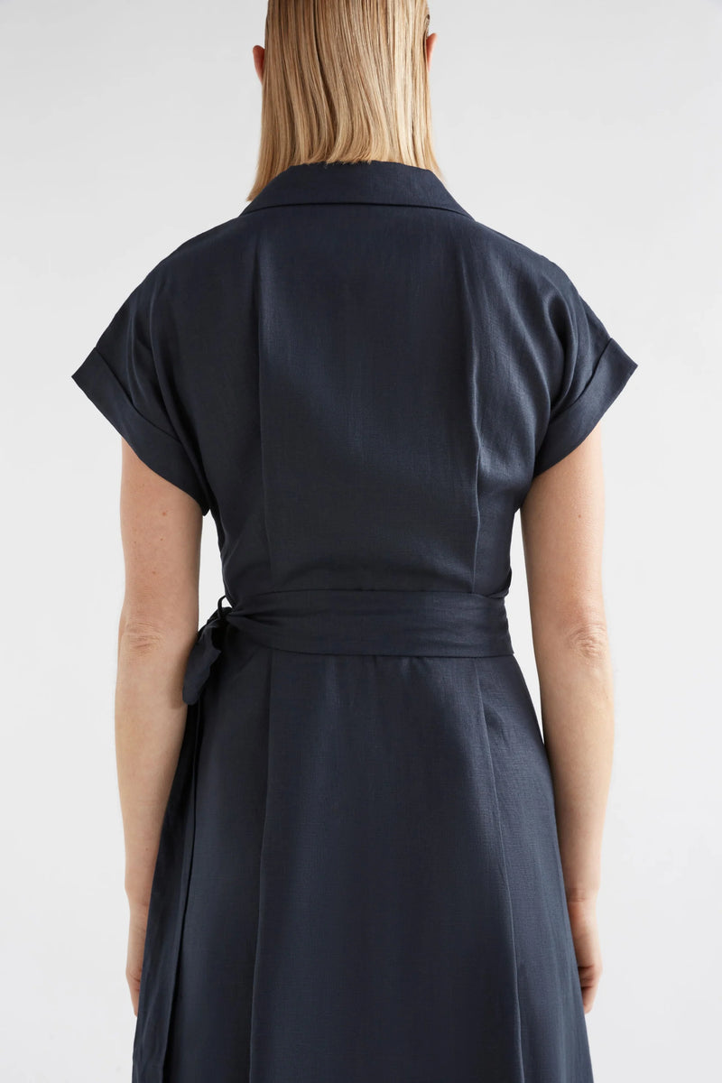 ELK | Minnen Wrap Dress - Space Blue