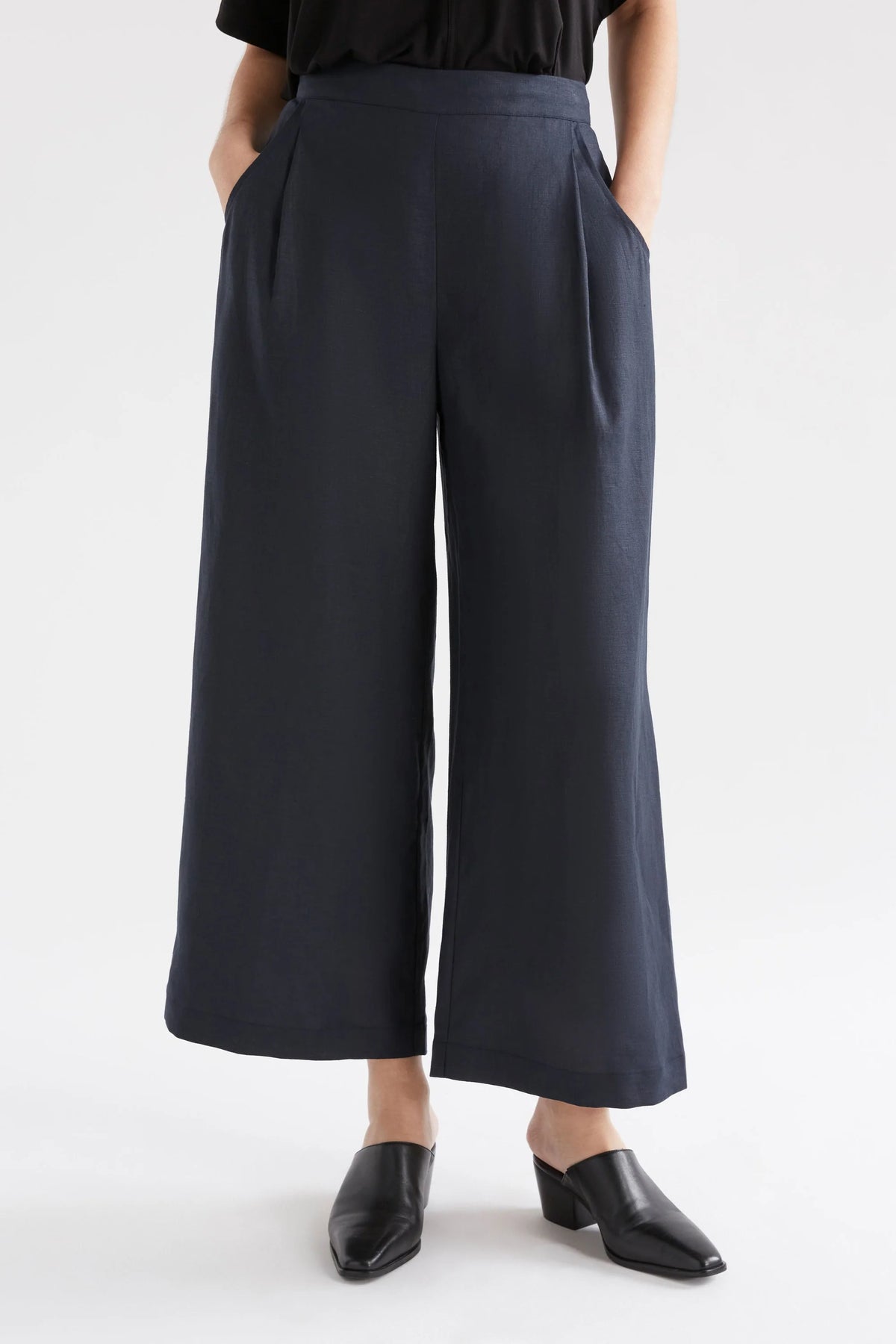 ELK | Ilona Light Linen Pant - Space Blue