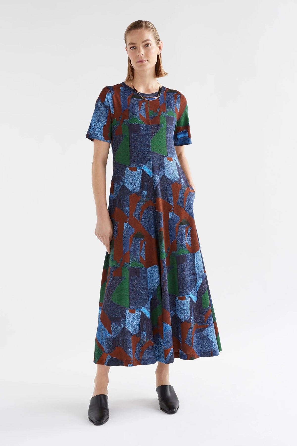 ELK | Dega T-Shirt Dress - Orda Print