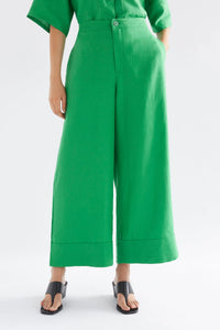 ELK | Vine Green Anneli Light Linen Pant