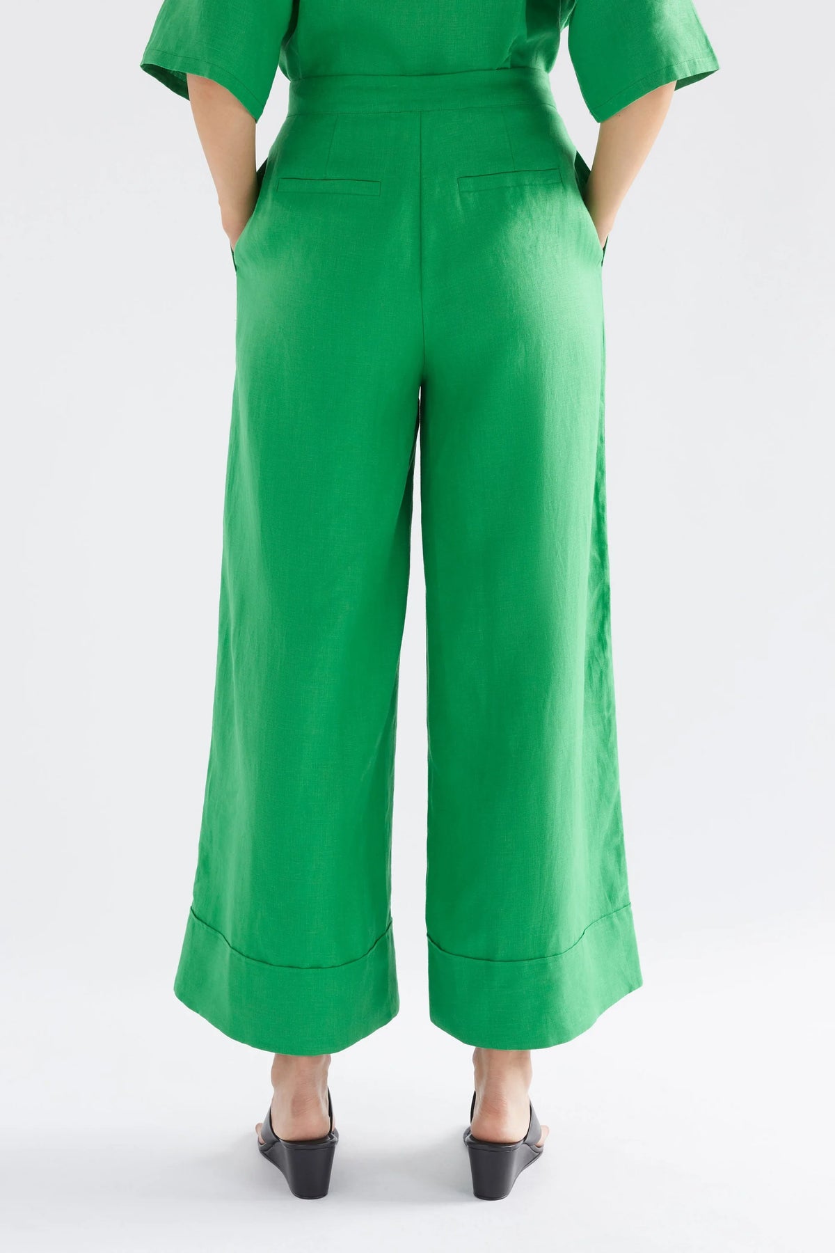 ELK | Vine Green Anneli Light Linen Pant