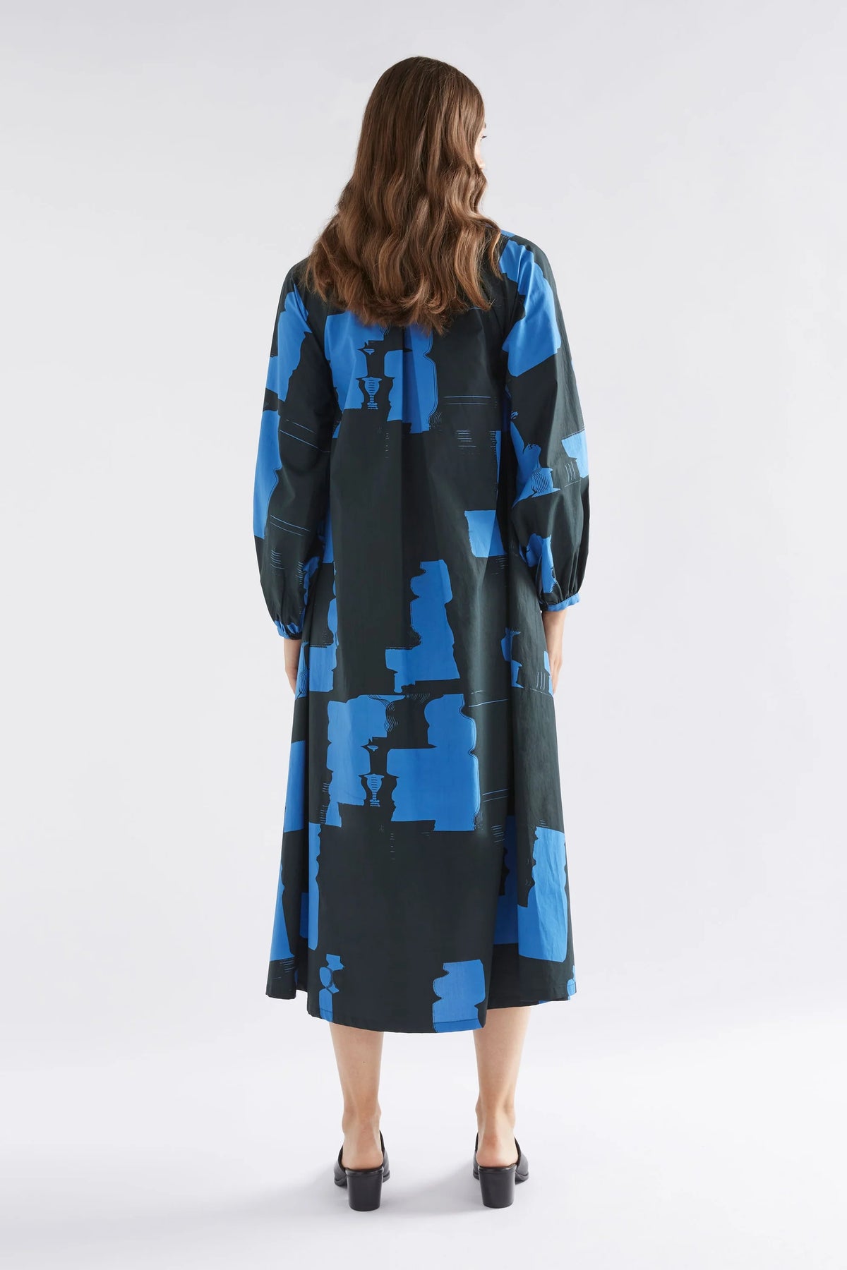 ELK | Deze Dress - Blue Rolla Print