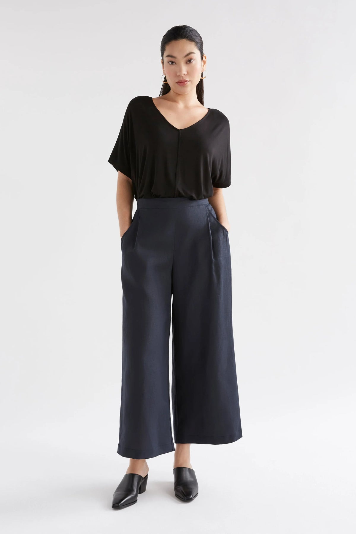 ELK | Ilona Light Linen Pant - Space Blue