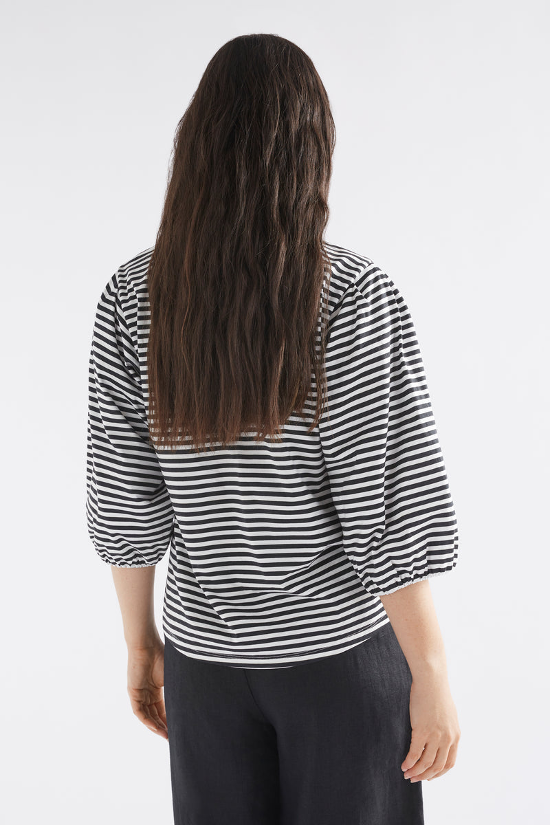 ELK | Maer Tee - Black + White Stripe