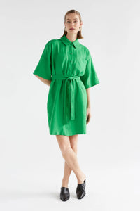 ELK | Nayte Linen Dress - Vine Green