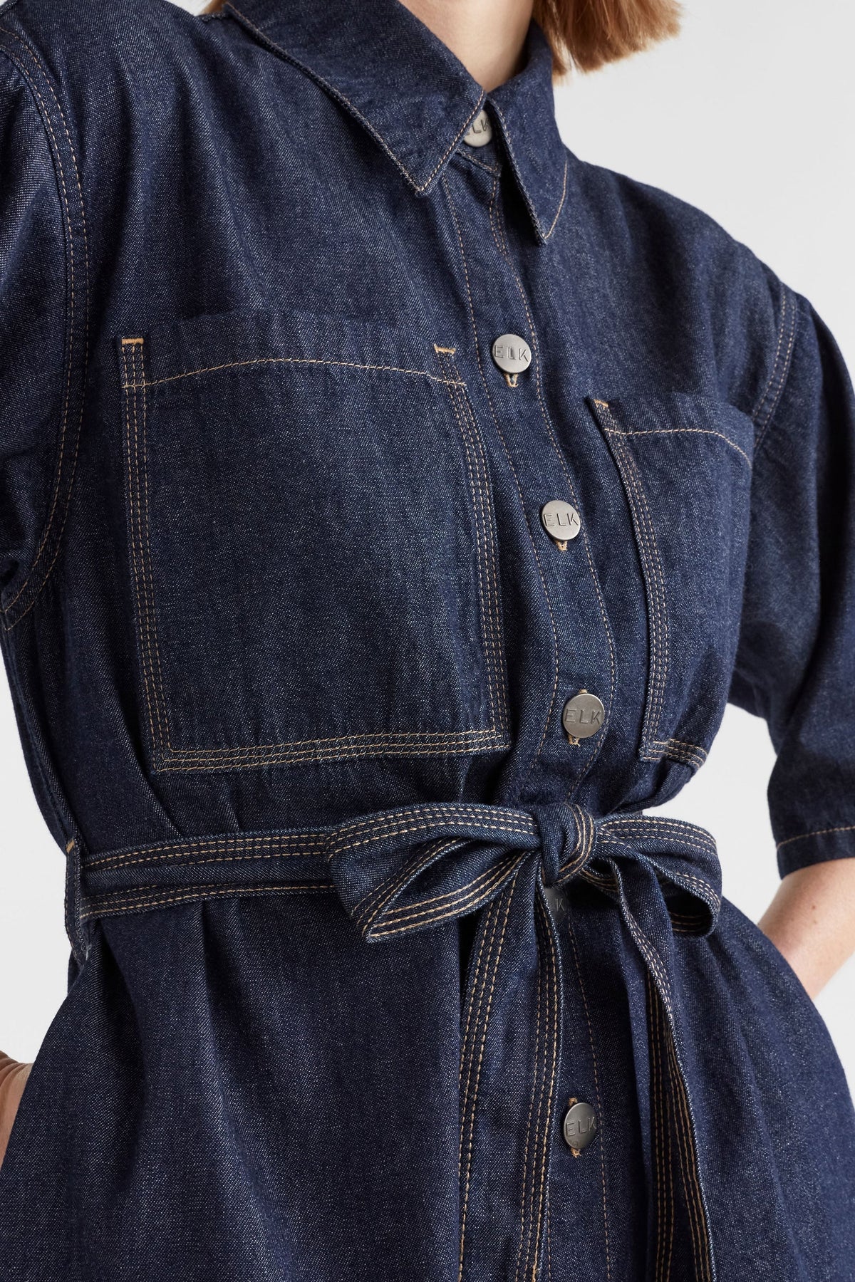 ELK | Denym Pocket Dress - Blue Wash