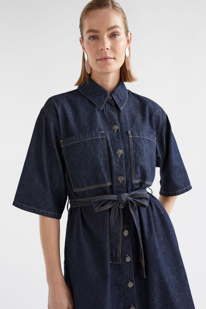 ELK | Denym Pocket Dress - Blue Wash