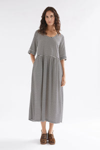 ELK | Dea Dress - Black + White Stripe