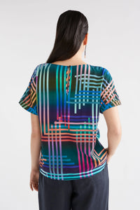 ELK | Eryn Top - Navy Lighten Print