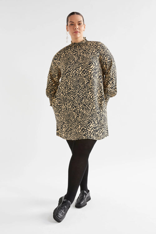ELK | Veda Dress - Beige Sinda Print